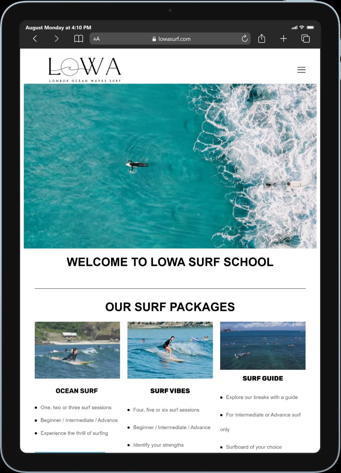 Lowa Surf - Tablet