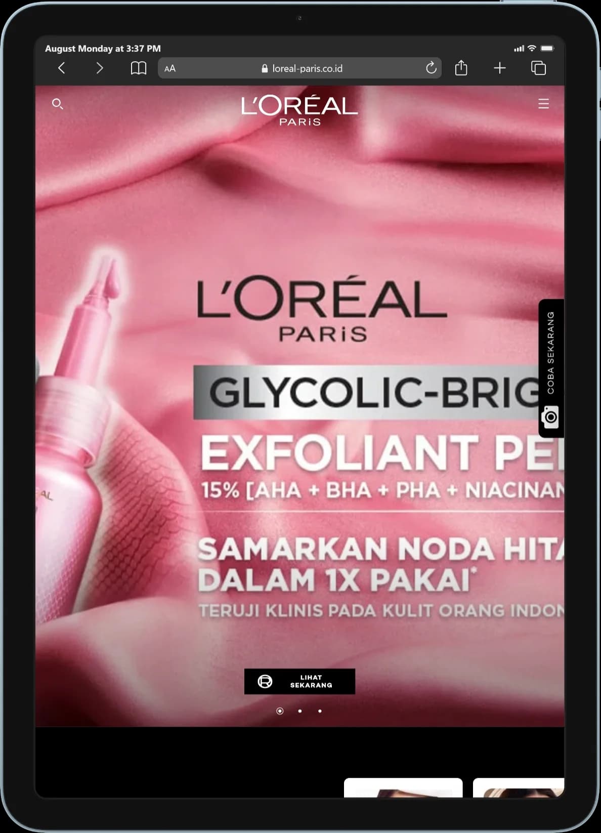 L'Oréal Paris Indonesia - Tablet